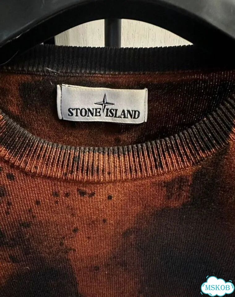 Stone island Hand Painted Crewneck Sweater фото 2