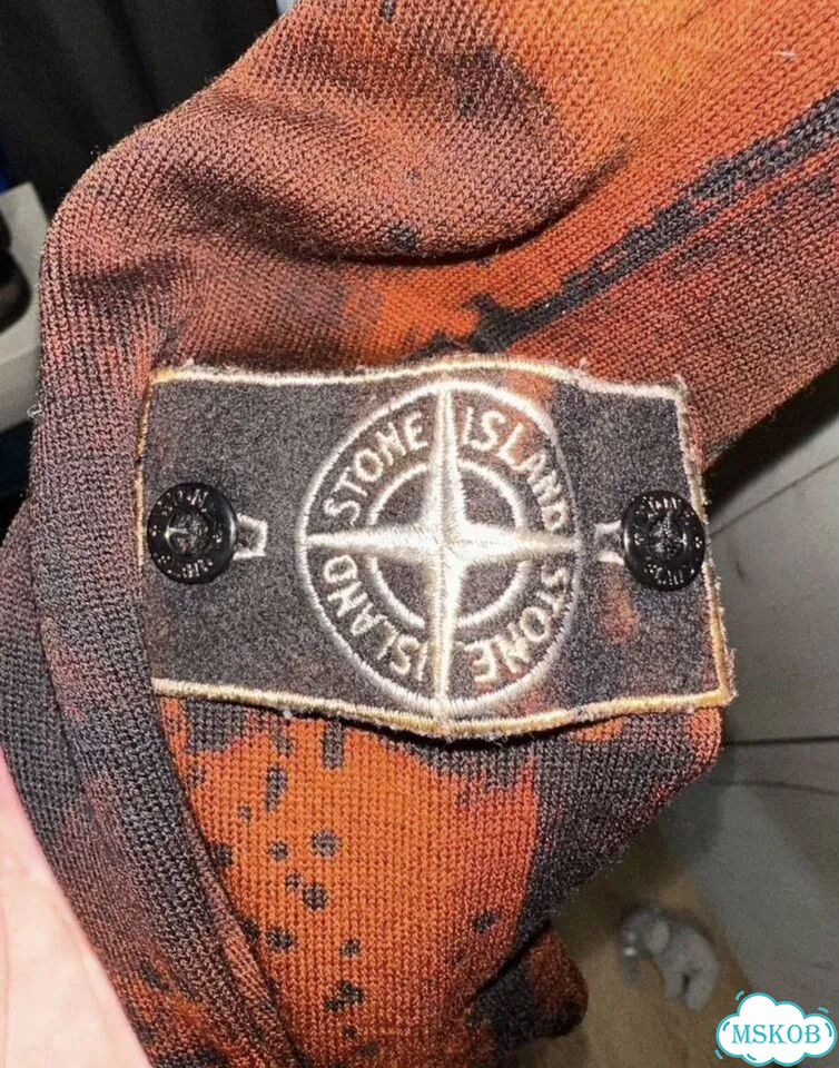 Stone island Hand Painted Crewneck Sweater фото 3