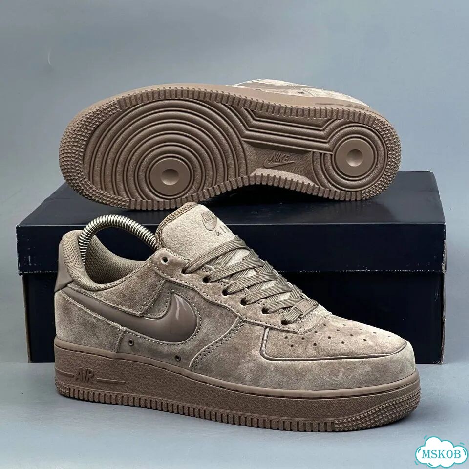 Nike Air Force 1 Brown фото 1