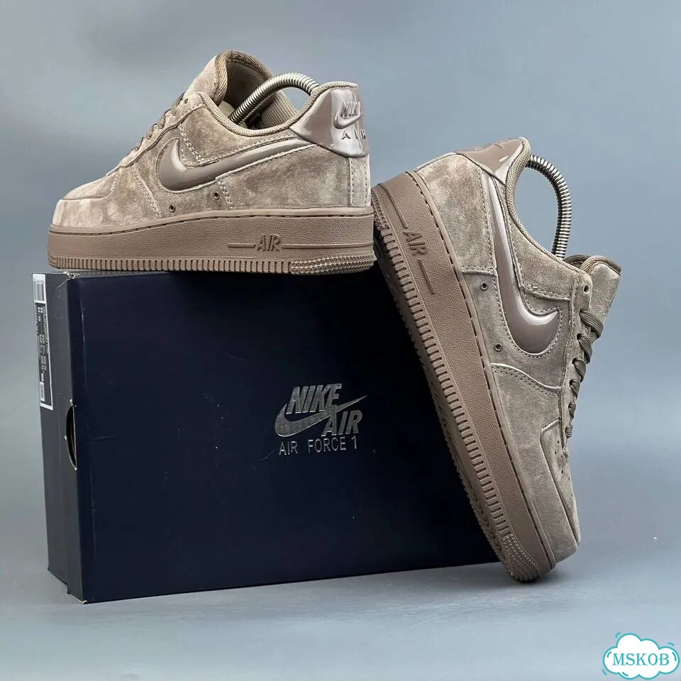 Nike Air Force 1 Brown фото 7