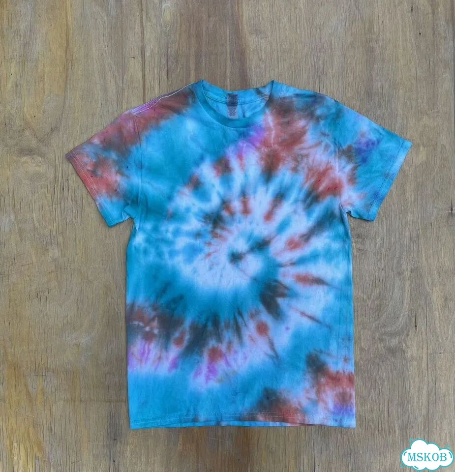 Gildan tie dye футболка S фото 1
