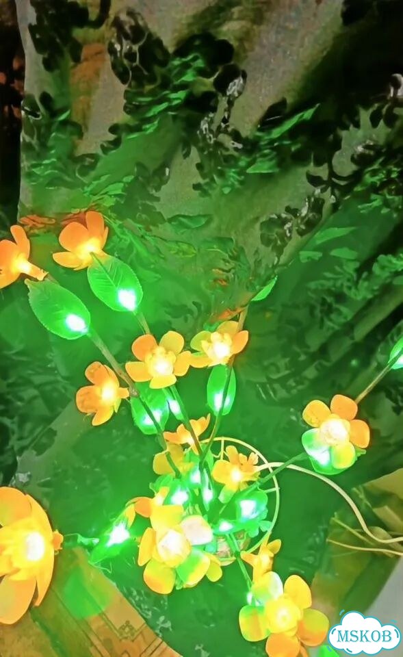 Ваза с цветами светильник фото 8