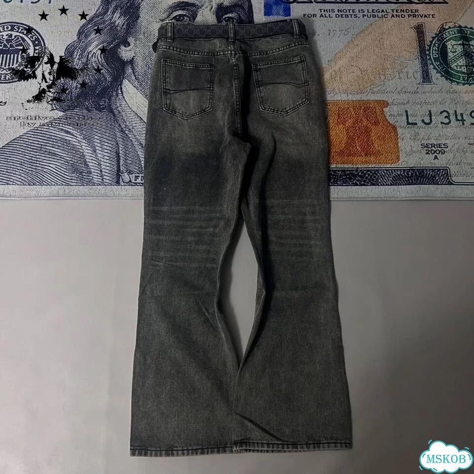 Джинсы flared bootcut balenciaga jeans фото 3