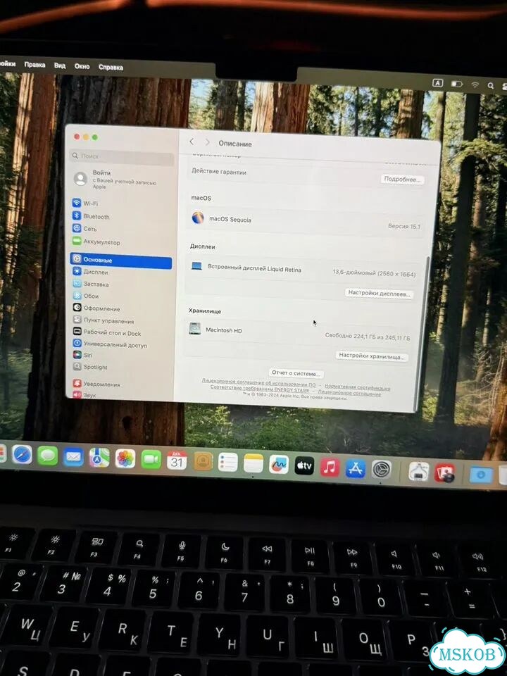 Macbook air 13 m2 100% аккумулятор фото 3
