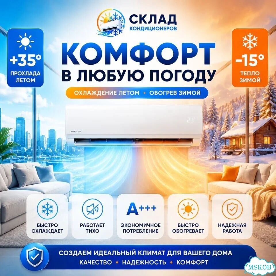 Сплит-система до 70 м² для квартиры фото 6