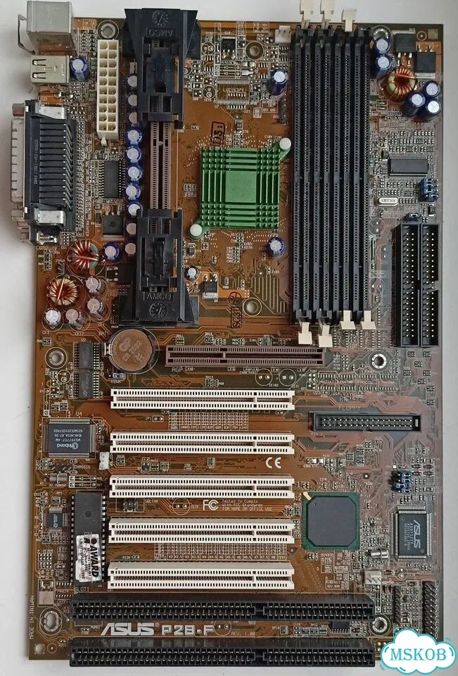 Материнская плата asus P2B-F (Slot 1, нюанс) фото 1