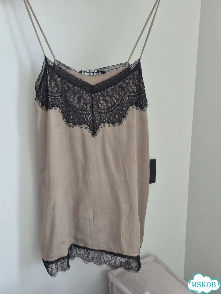 Блузка Zara кружево на бретельках фото 4