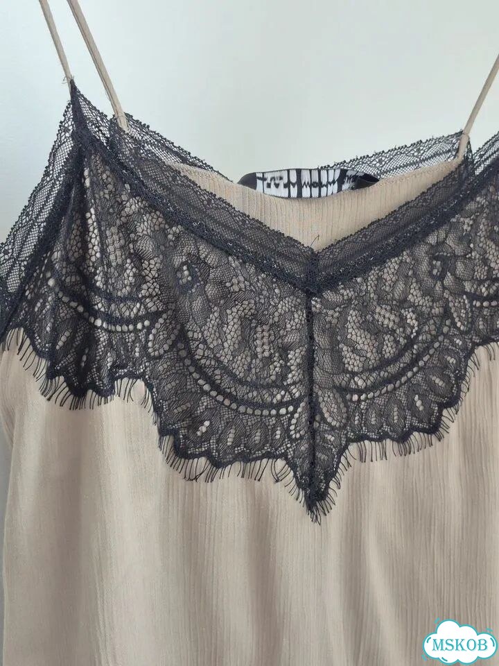 Блузка Zara кружево на бретельках фото 7