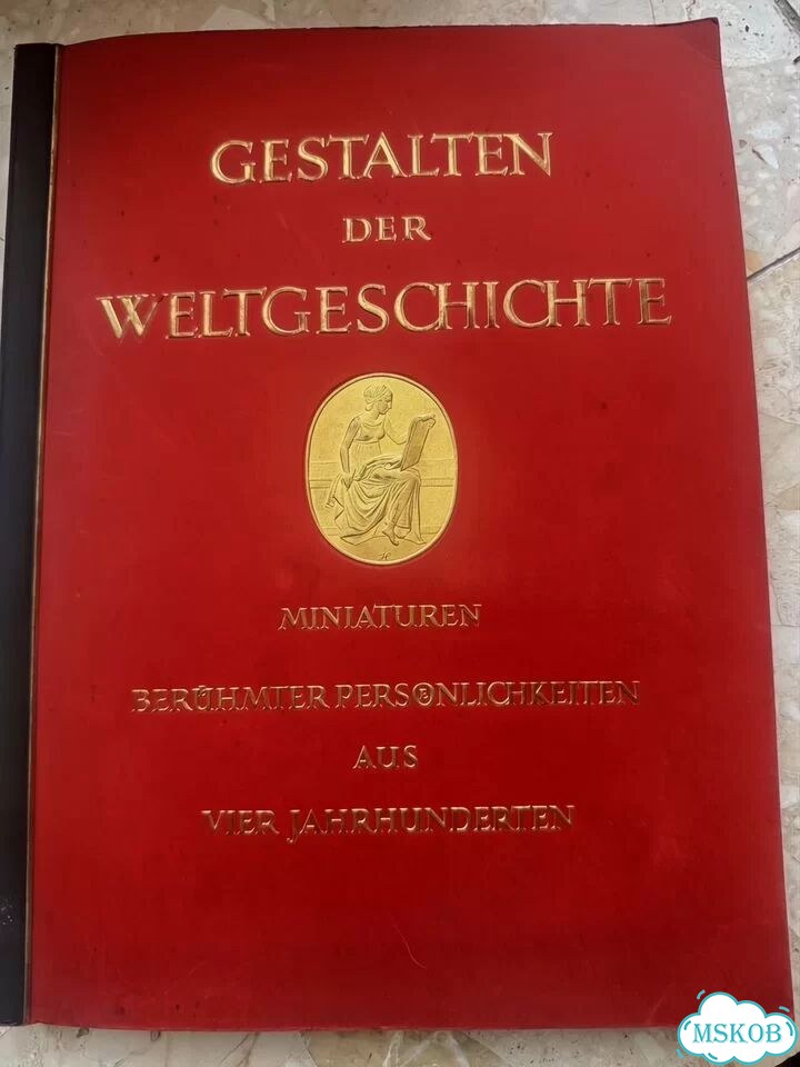 Антикварная книга, 200 портретов Германия, 1936г фото 1