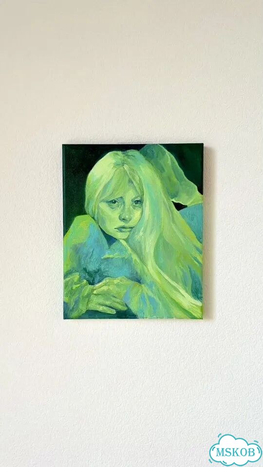 Картина “katerina” 20x25см, масло на холсте фото 1