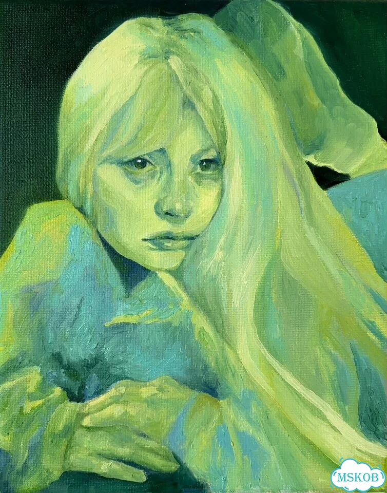 Картина “katerina” 20x25см, масло на холсте фото 3