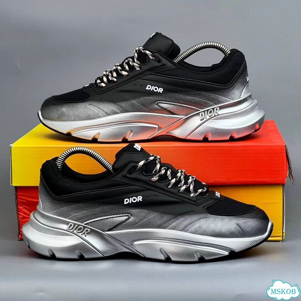 Dior B44 Blade Black Silver фото 3
