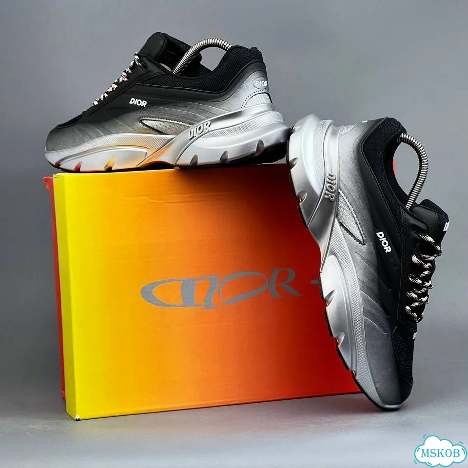 Dior B44 Blade Black Silver фото 6