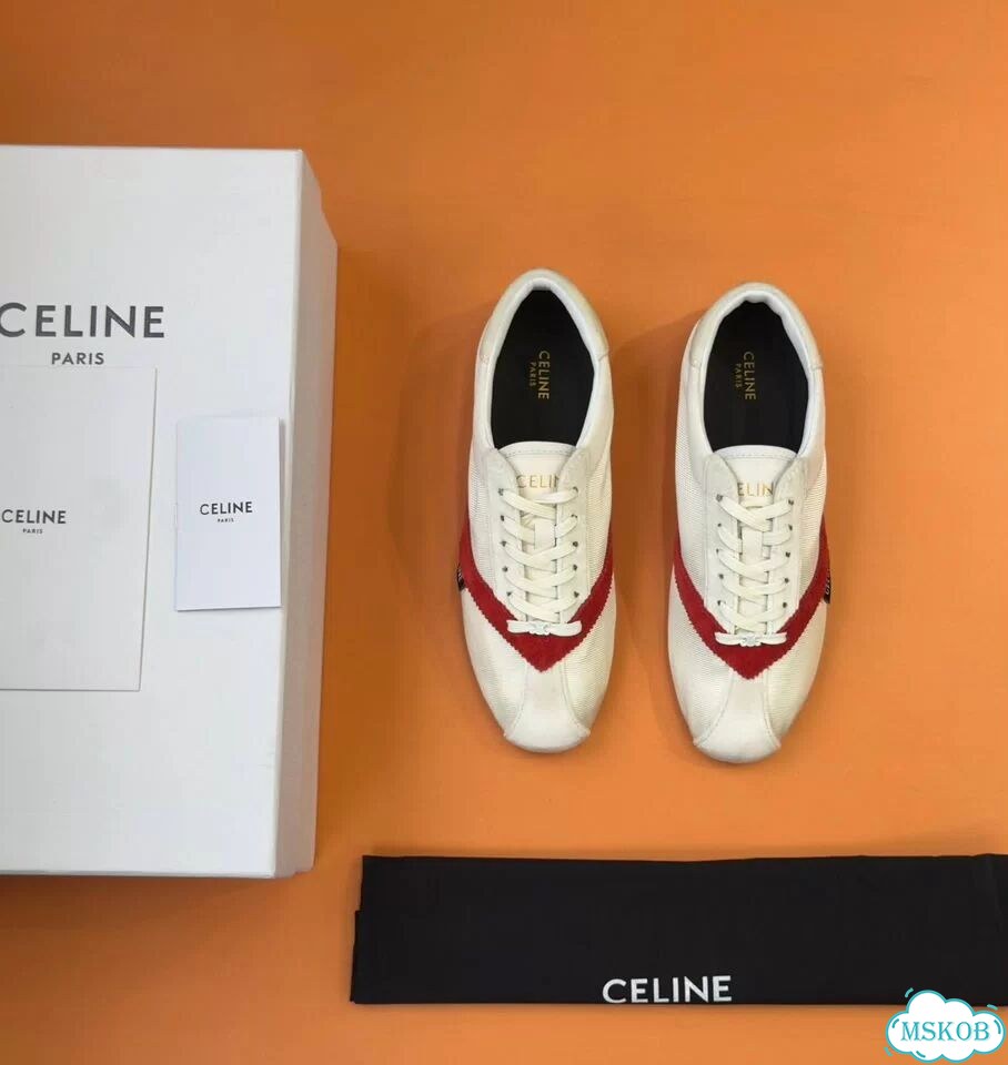 Кроссовки Celine flat suede lambskin фото 2