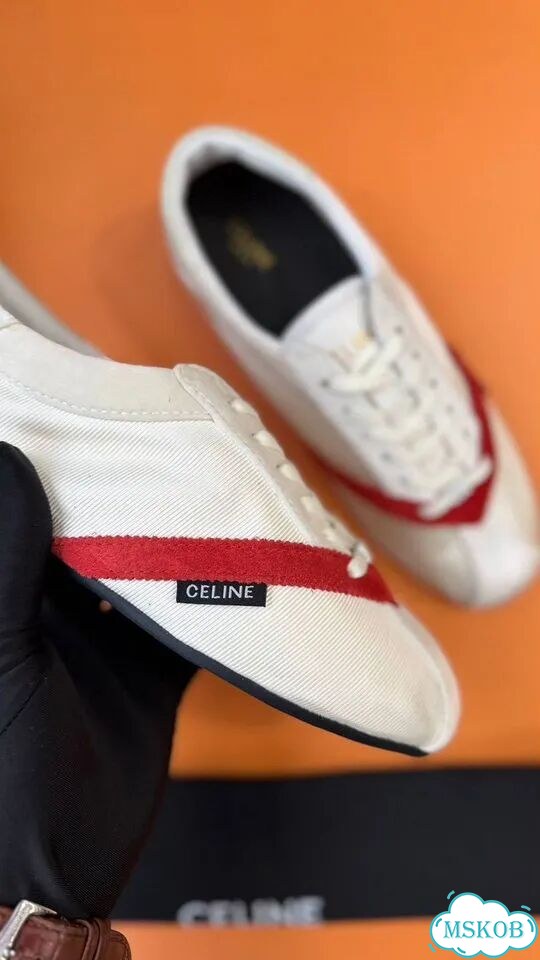 Кроссовки Celine flat suede lambskin фото 4