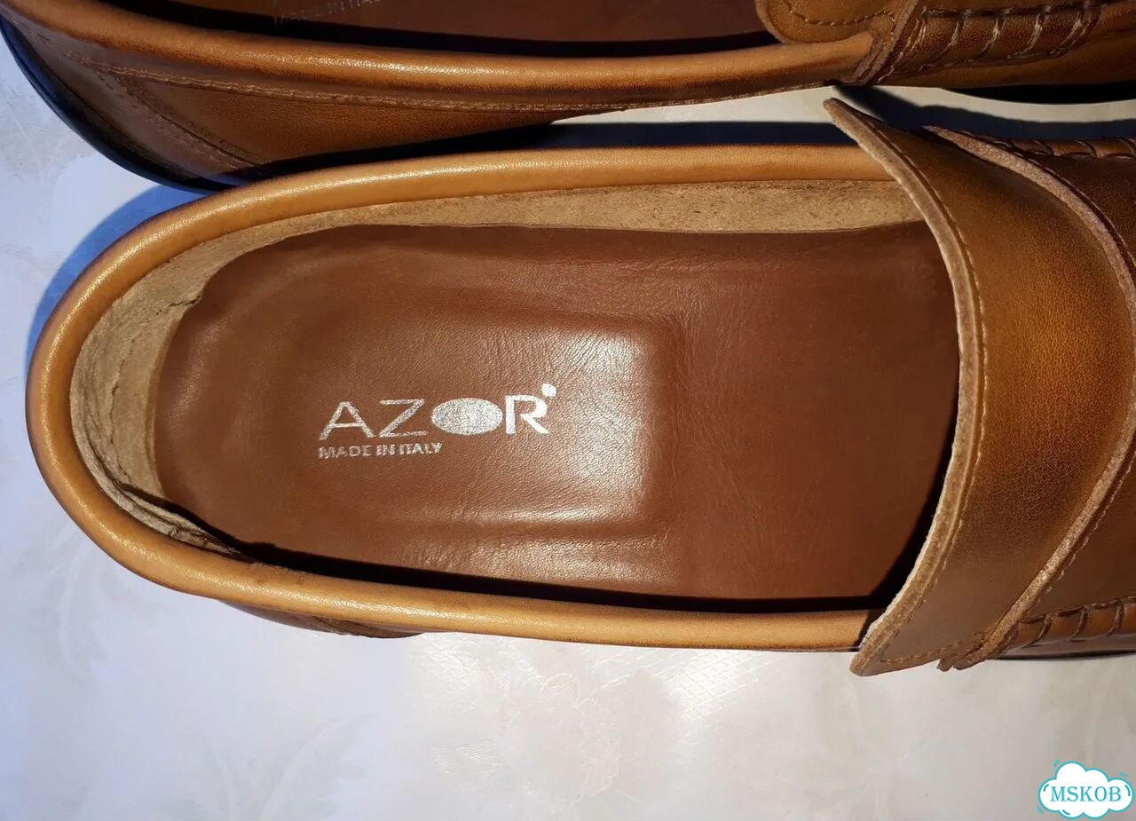 43,5 Azor (Италия) лоферы (мокасины) фото 8
