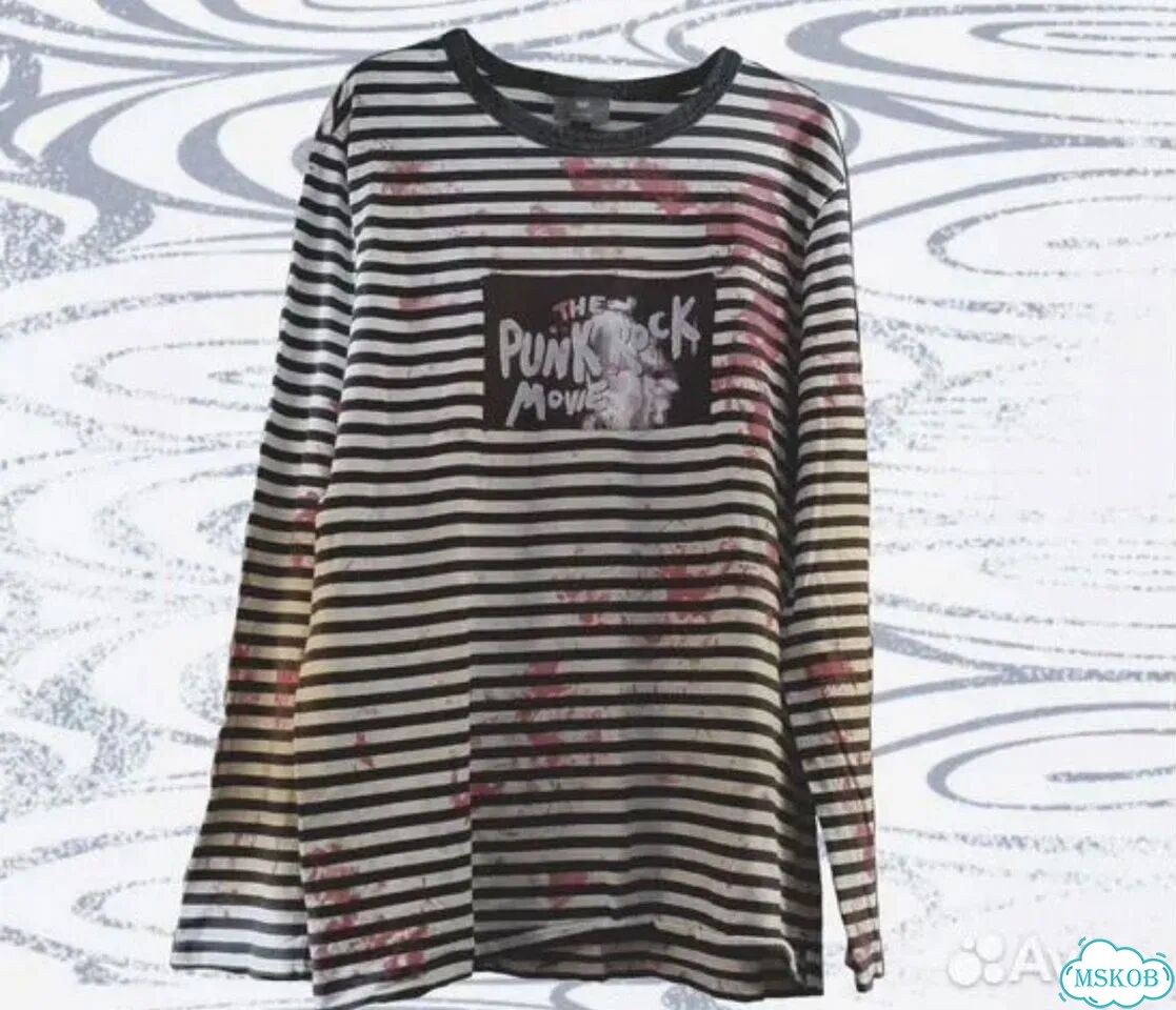 Лонгслив кастом унисекс h&m фото 2