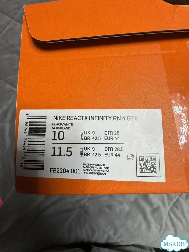 Nike ReactX Infinity RN 4 GTX кроссовки EU 44 фото 7