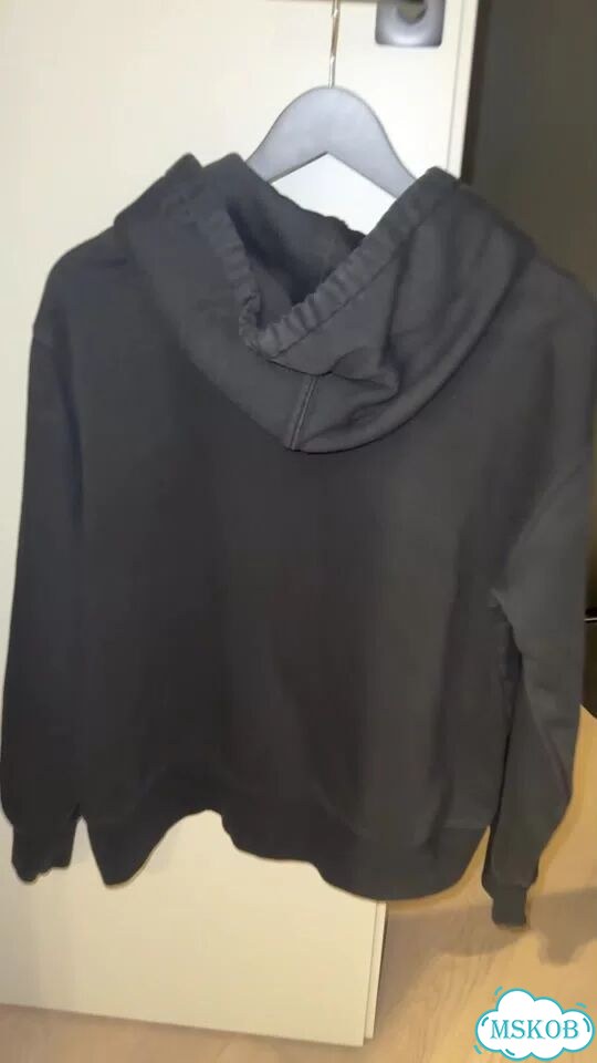 Толстовка Худи Zara черное, базовое фото 1