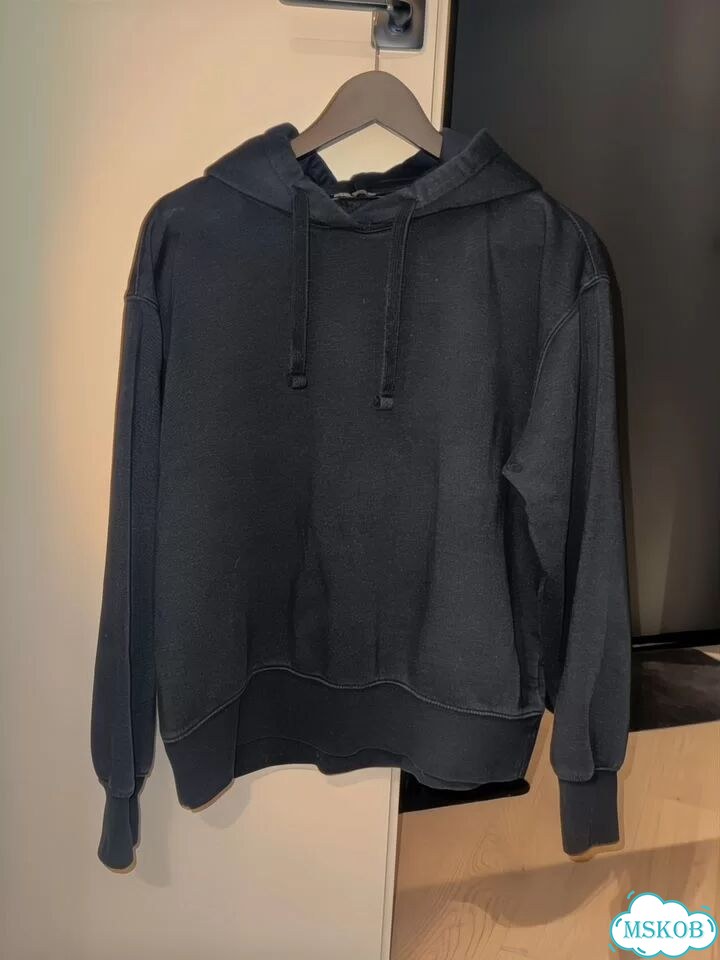 Толстовка Худи Zara черное, базовое фото 3