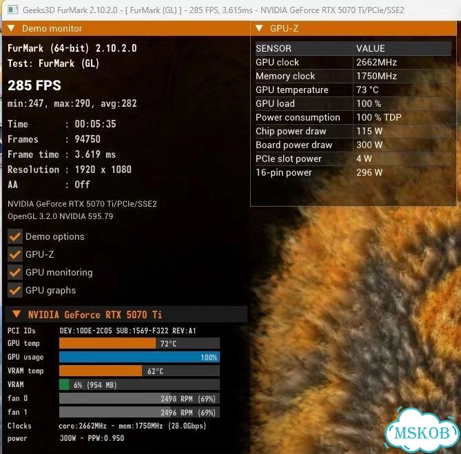 Nvidia RTX 5070 Ti Palit Gaming Pro фото 5