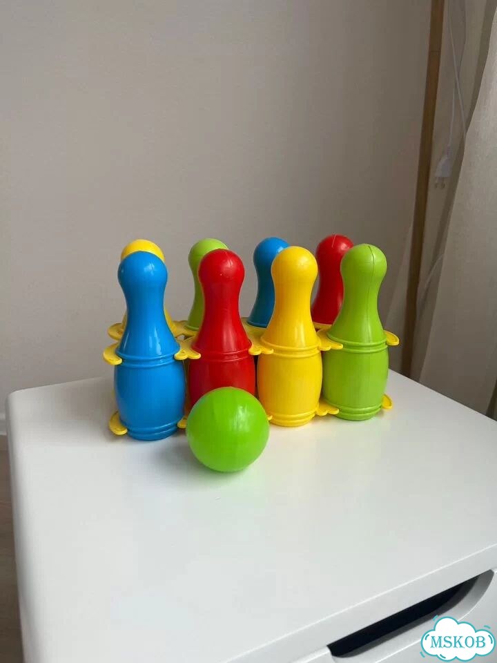Детский боулинг и развивающая игрушка фото 3