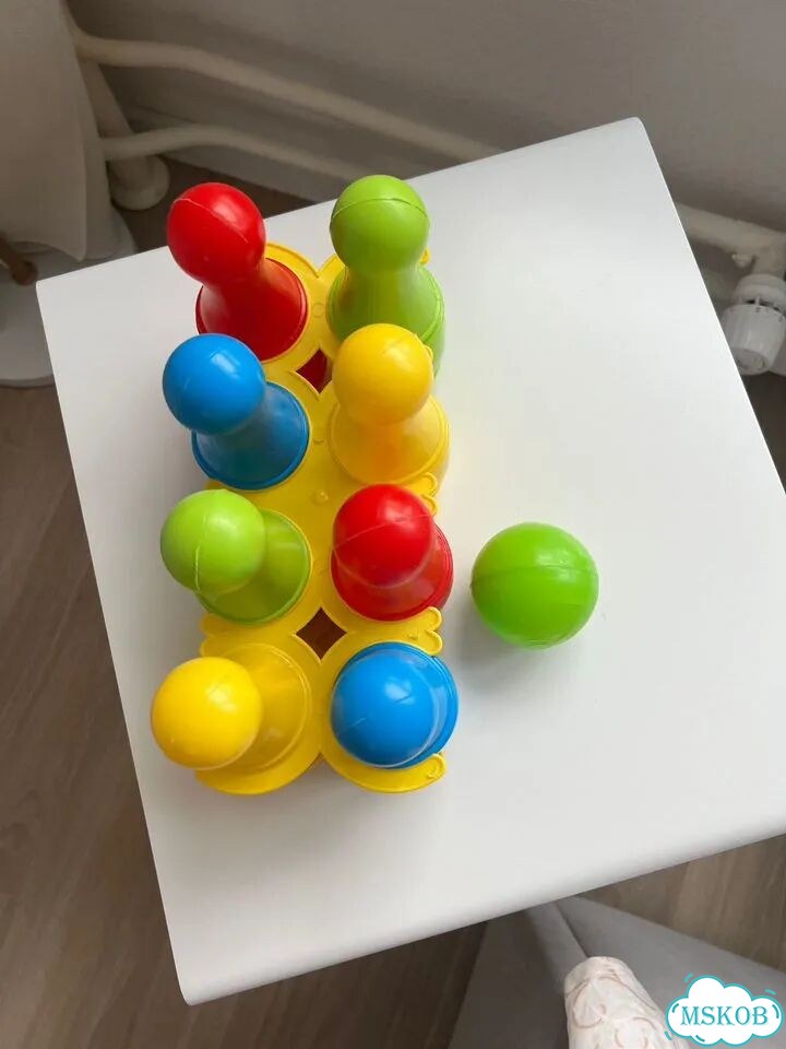 Детский боулинг и развивающая игрушка фото 4