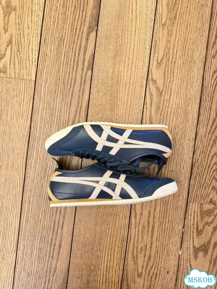 Asics onitsuka tiger mexico 66 yellow blue фото 1