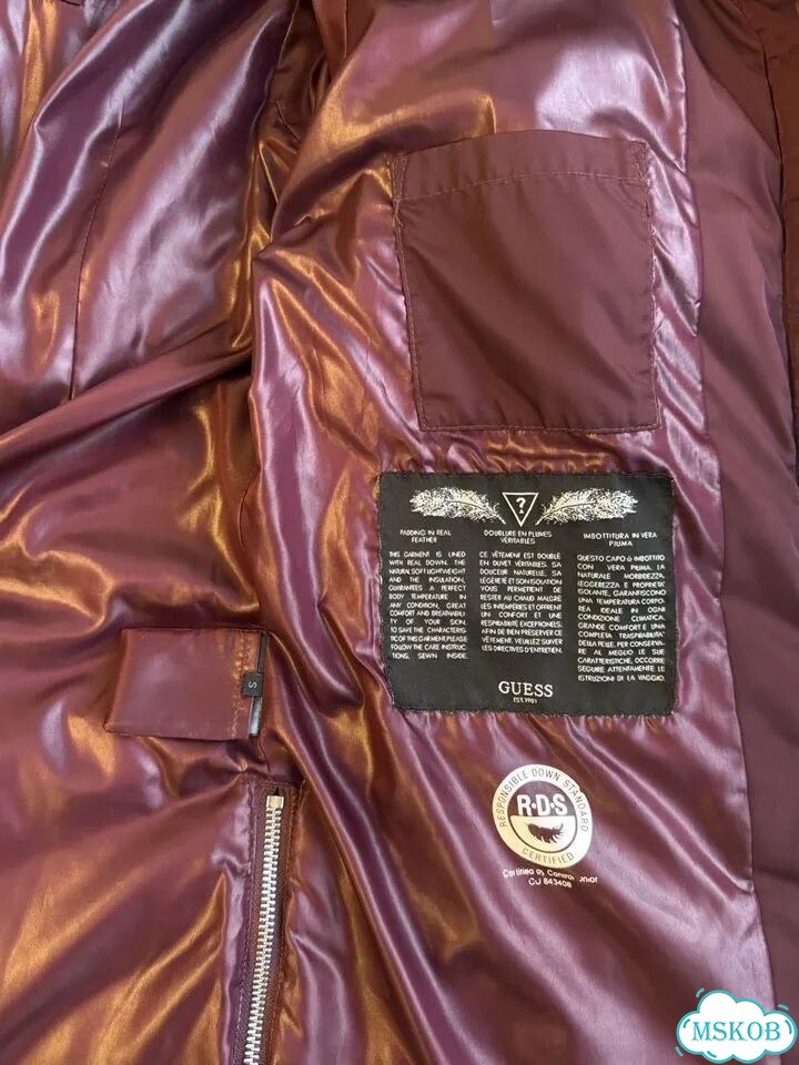 Пуховик guess женский S фото 6