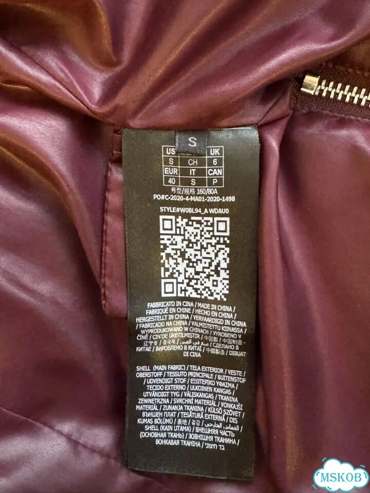 Пуховик guess женский S фото 8