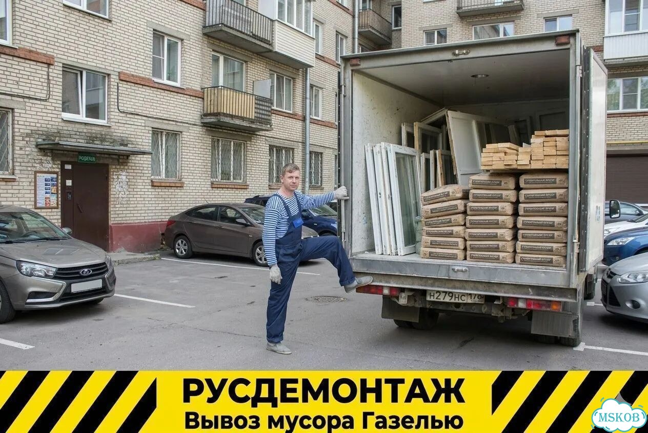 Вывоз мусора Газель 3-4м в Андреевке фото 7