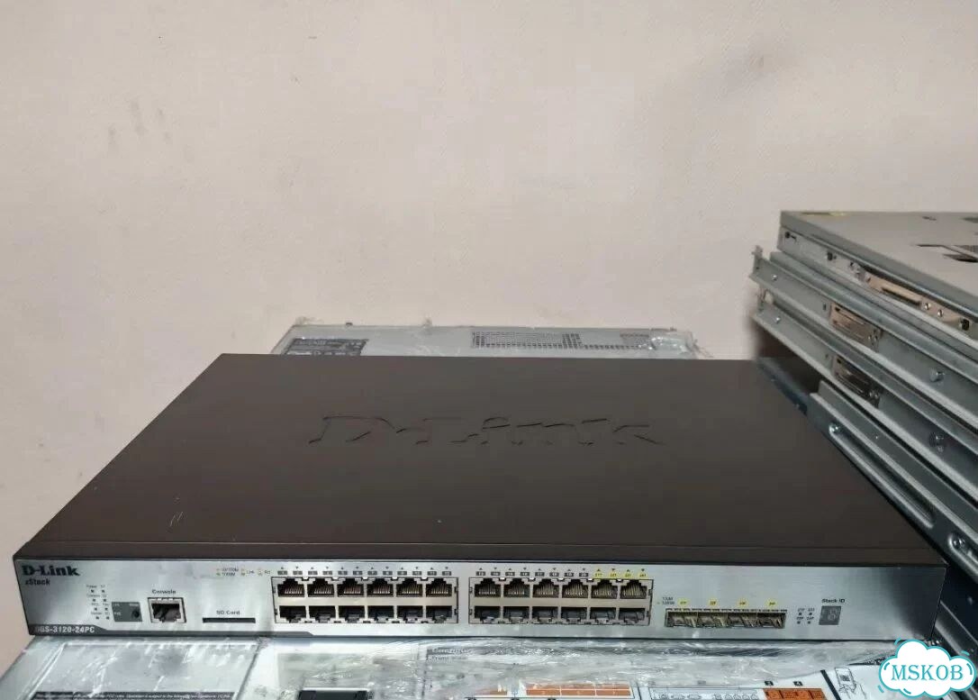 Коммутатор D-Link DGS-3120-24PC, 24 Gigabit PoE фото 1
