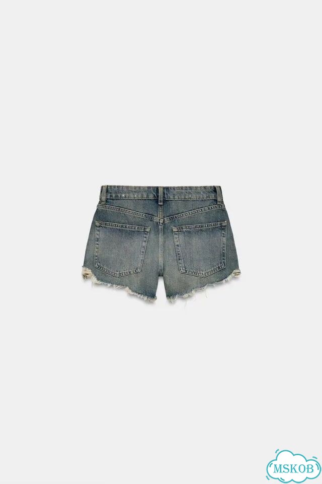 Джинсовые шорты Zara 38 в наличии фото 9