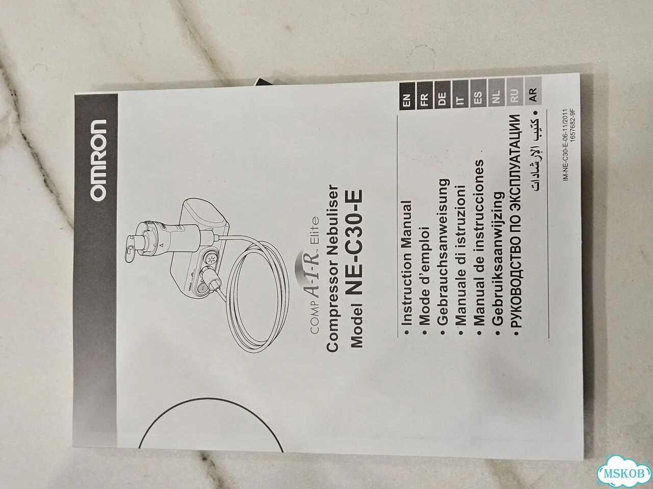 Ингалятор небулайзер omron NE-C30-E Elite (Новый) фото 5