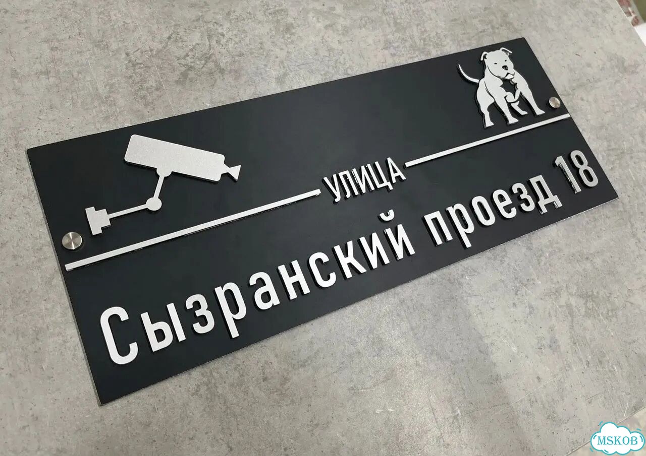 Адресник, вывеска, указатель от производителя фото 3