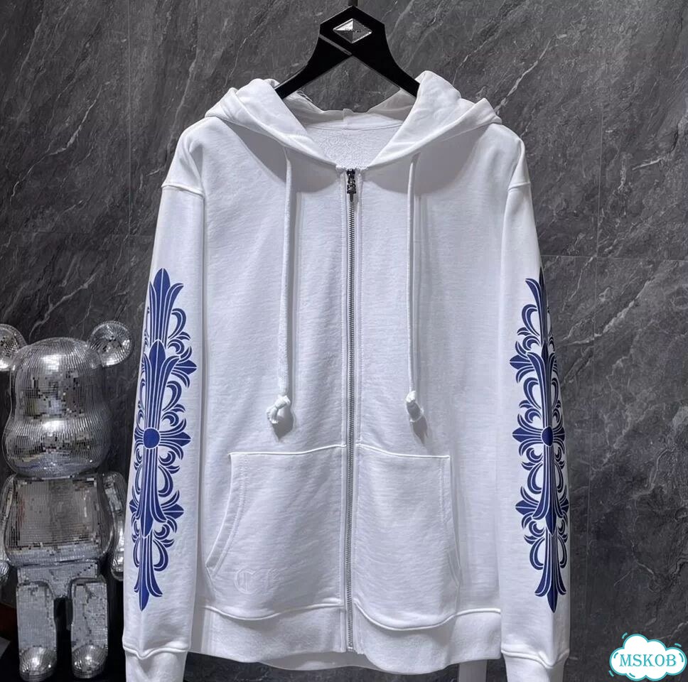 Зип худи chrome hearts фото 1