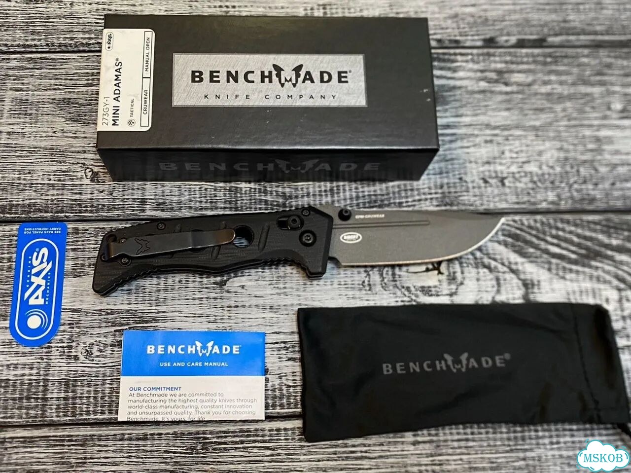 Нож складной Benchmade Mini Adamas 273GY-1 фото 4