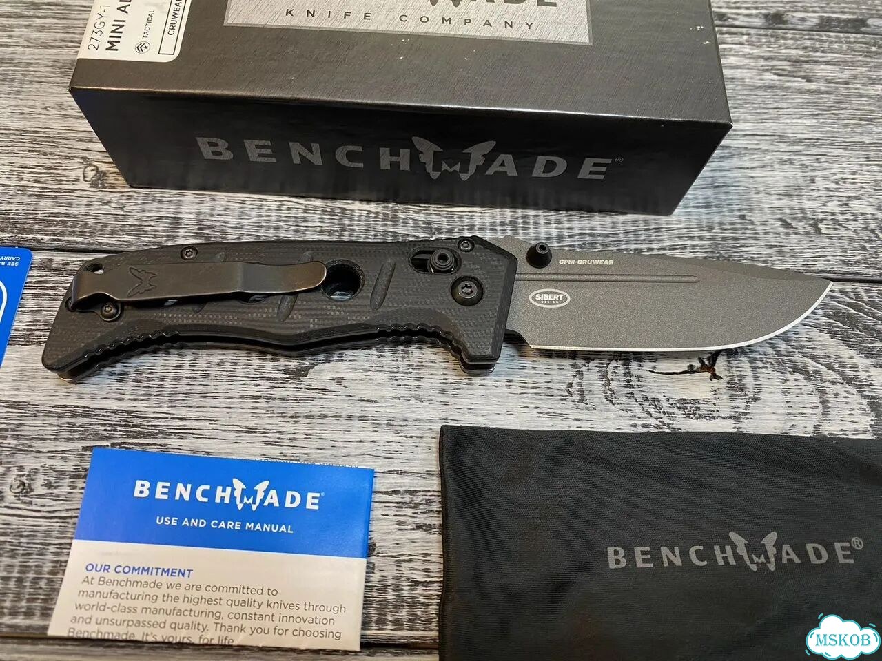 Нож складной Benchmade Mini Adamas 273GY-1 фото 5