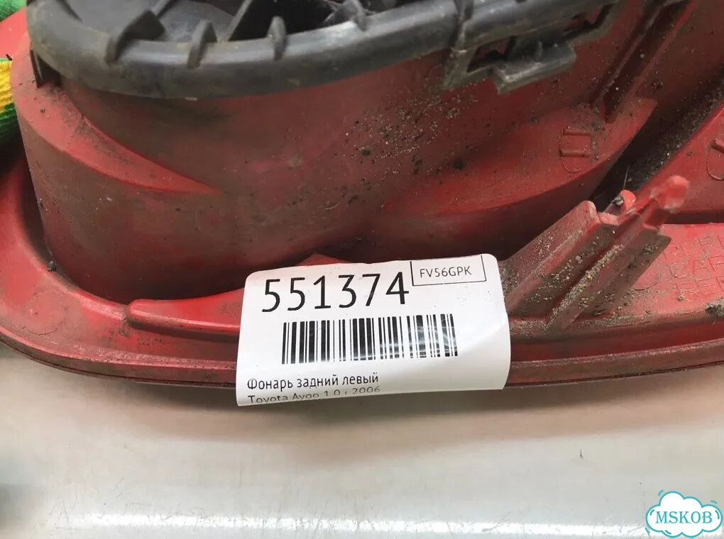 Фонарь задний левый Toyota Aygo 1.0 I 2006 фото 6