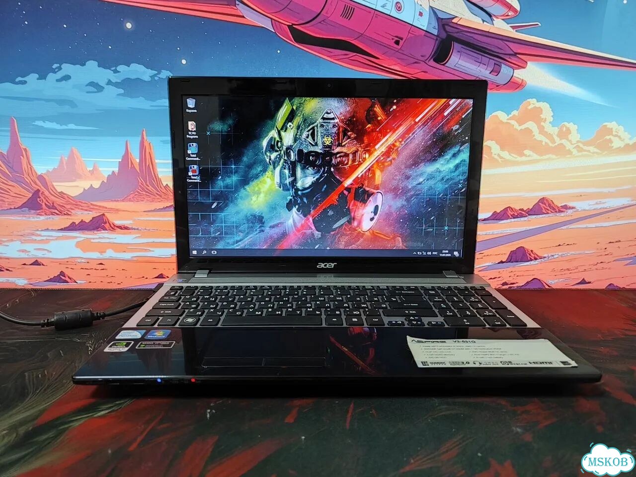 Игровой ноутбук Acer i7 4Gb Видео 10 озу SSD фото 1