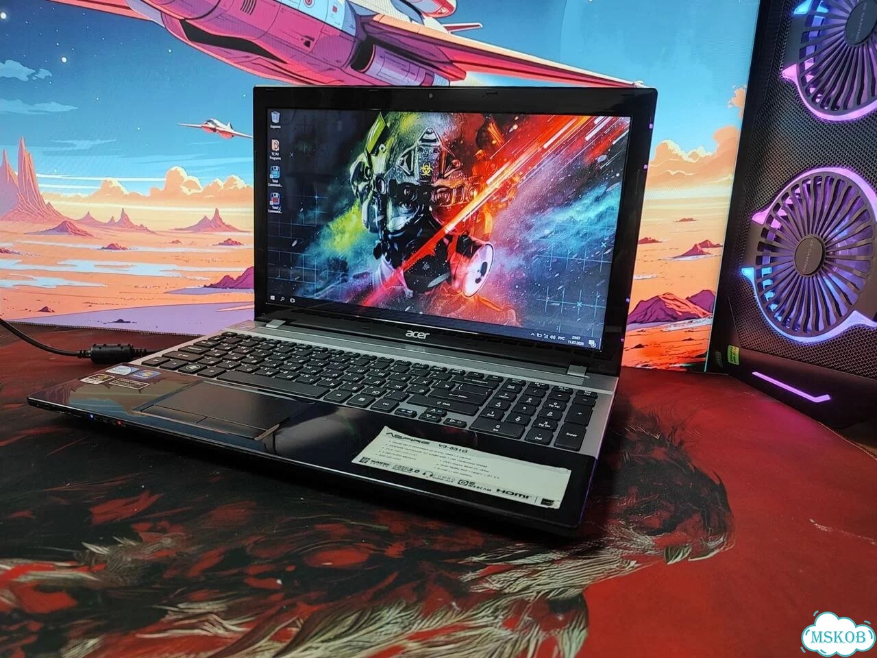 Игровой ноутбук Acer i7 4Gb Видео 10 озу SSD фото 2