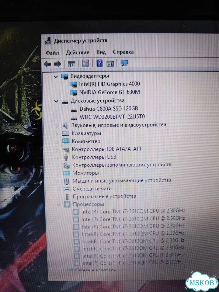 Игровой ноутбук Acer i7 4Gb Видео 10 озу SSD фото 4