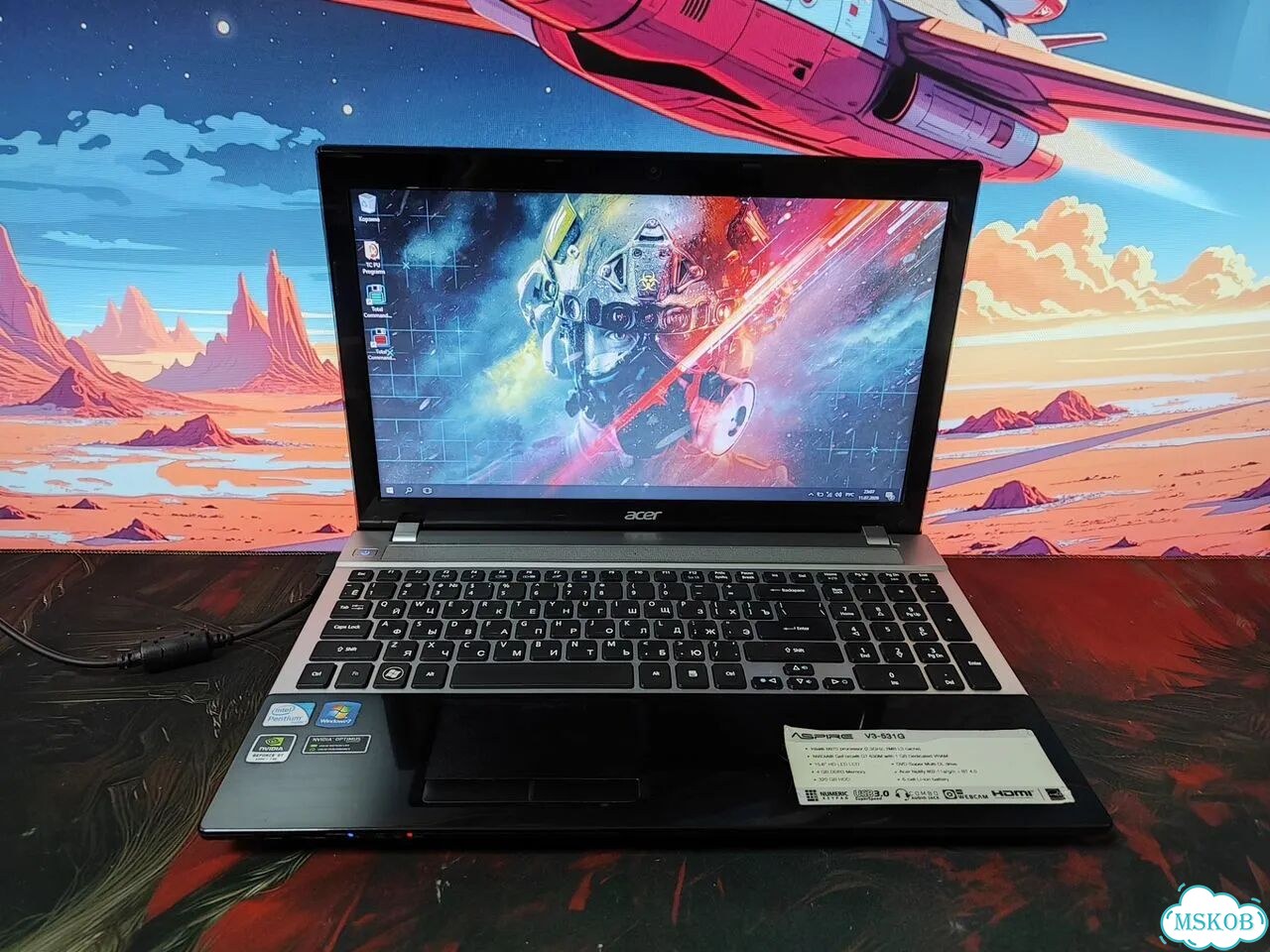 Игровой ноутбук Acer i7 4Gb Видео 10 озу SSD фото 6