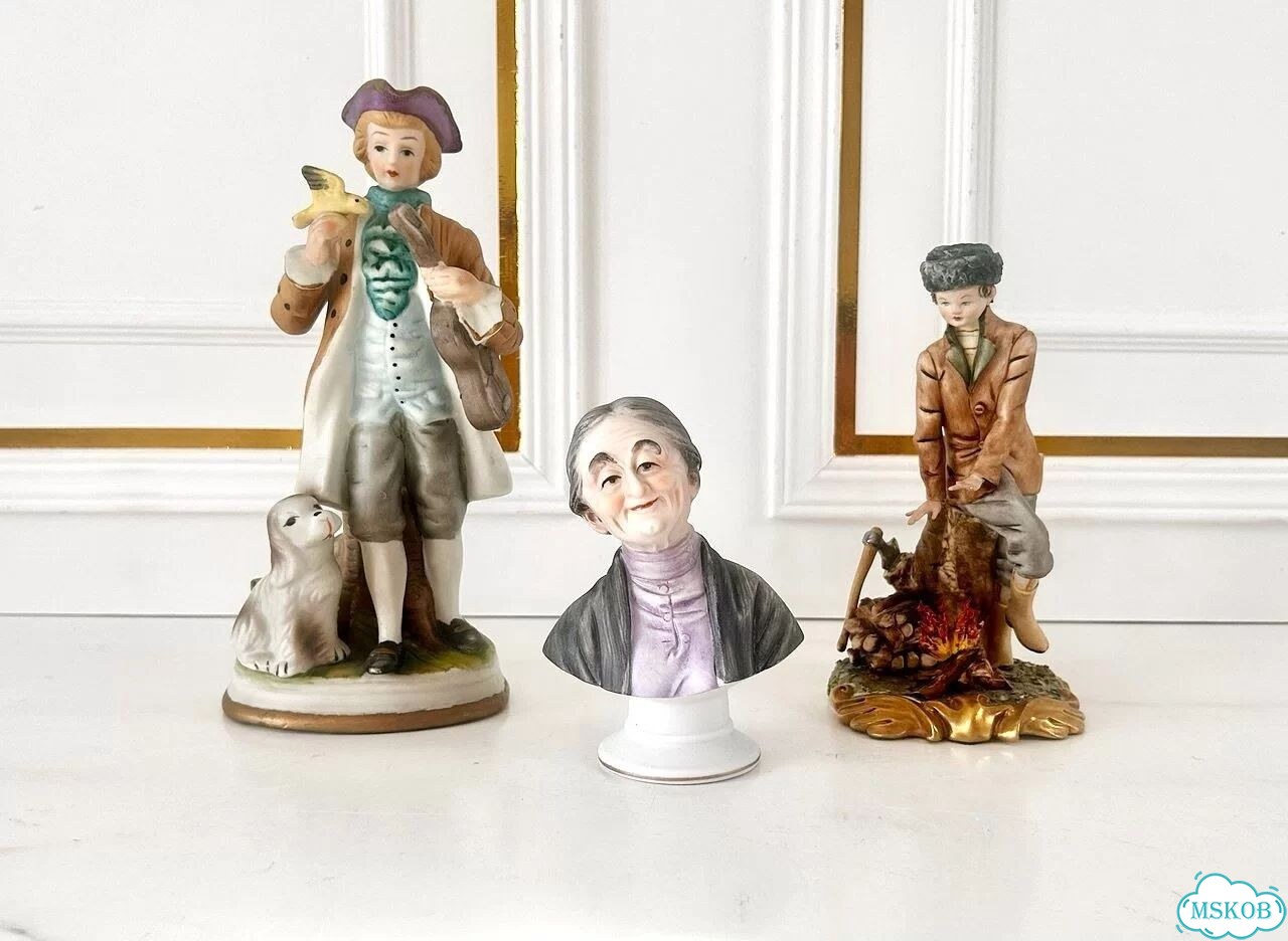 Статуэтки Capodimonte антиквариат Италия фарфор фото 1