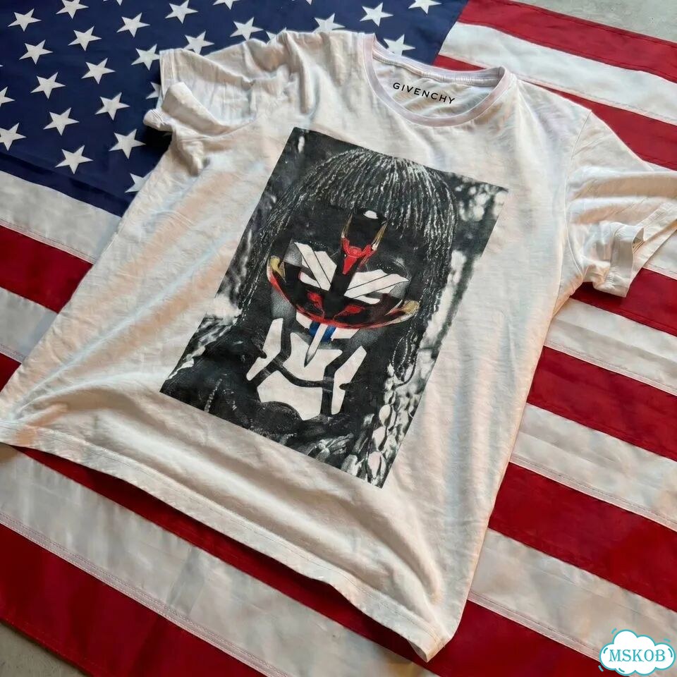 Футболка Givenchy Robot Tribal Runway SS14 tee фото 1