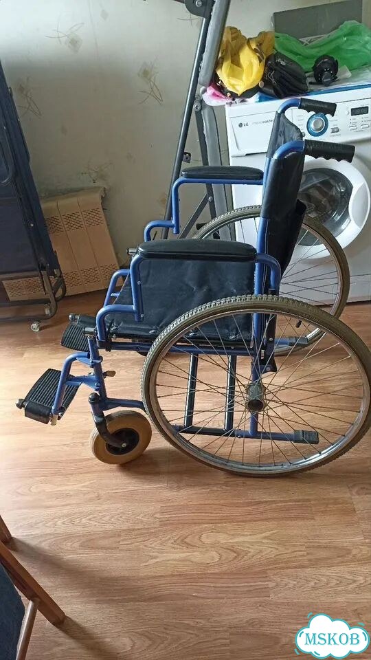 Инвалидная коляска складная бу фото 2