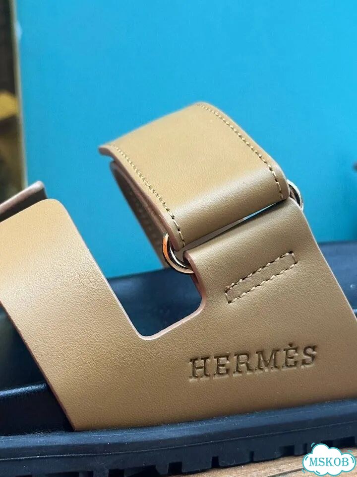 Hermes Chypre женские шлепанцы все размеры 36-42 фото 5