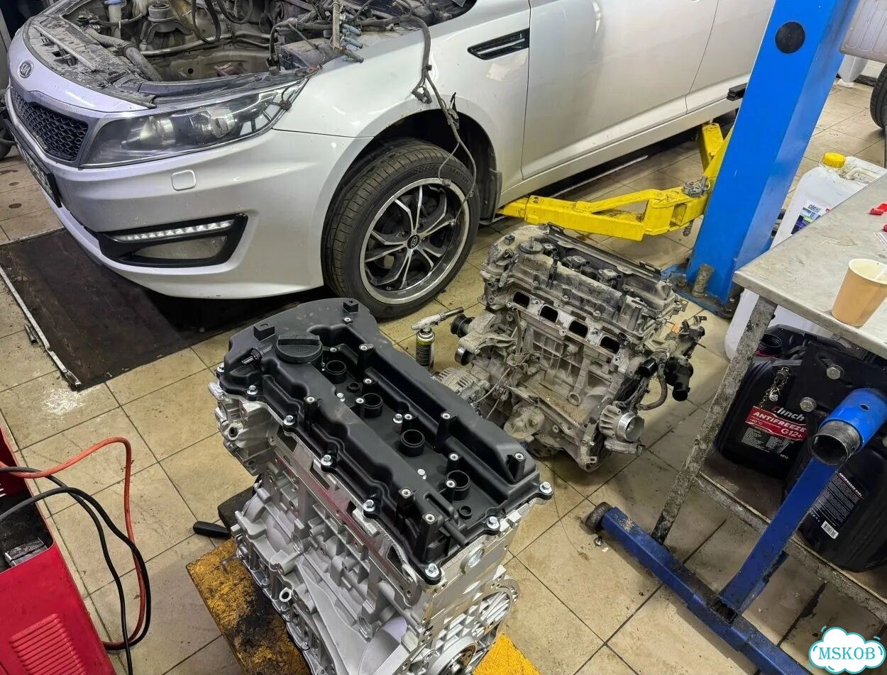 Двс G4KE 2.4 L Kia Sorento Kia Optima фото 8