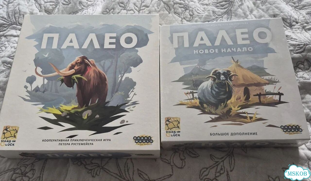Настольная игра Палео + дополнение Новое начало фото 1