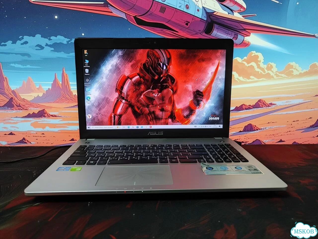 Игровой ноутбук asus i7 4Gb Видео 8 озу SSD фото 1